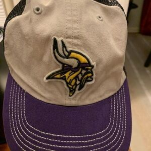 VIKINGS TRUCKER HAT. 47 brand official NFL. OSFA. Like new
